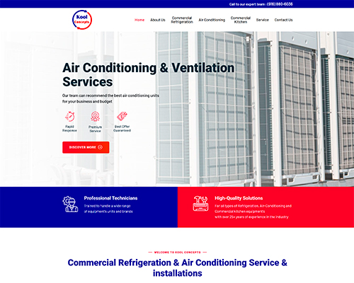 Sitio corporativo con diseño profesional