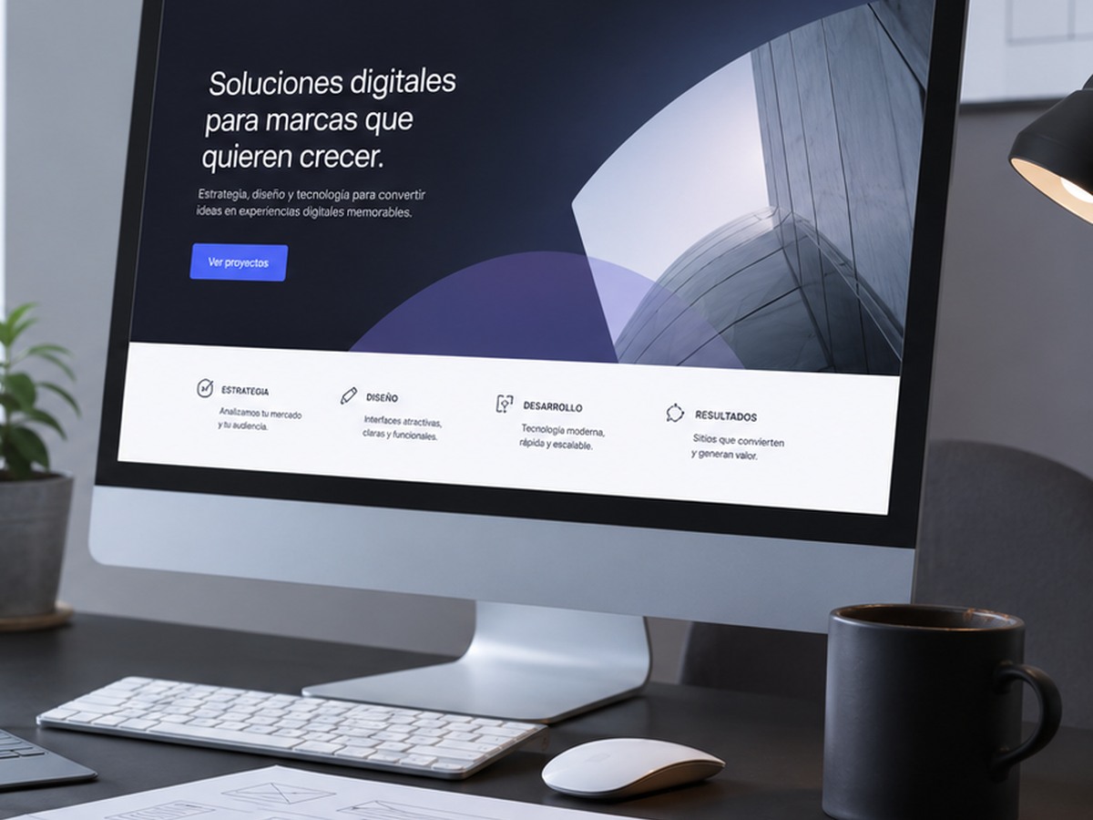 Proceso de diseño web profesional y adaptable